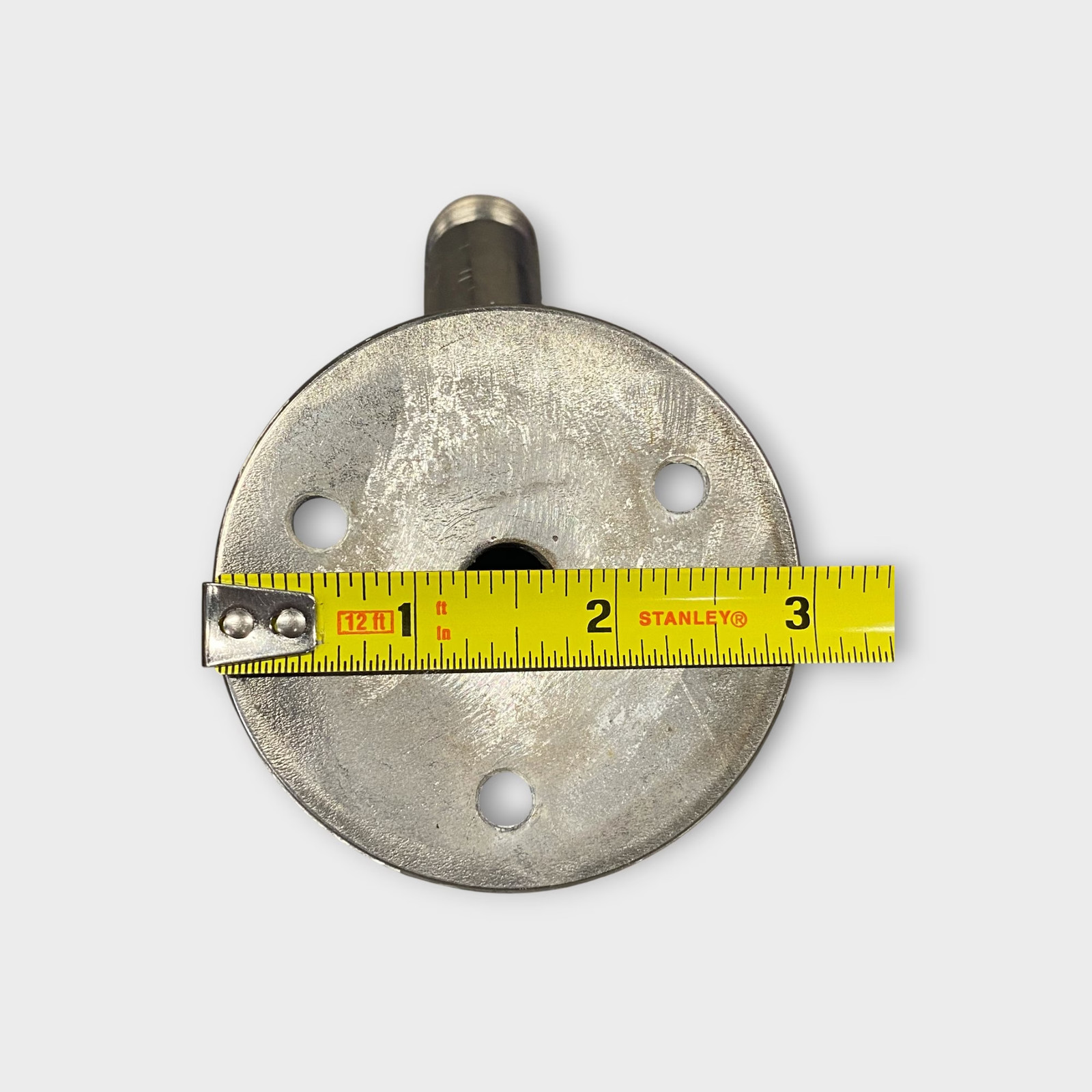 Fixed Stainless Steel, 30 Degree Angle Marine Antenna Mount 1"-14 Thread