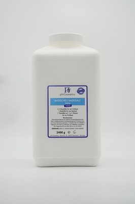 pH-Cosmetics - Basisches Badesalz - 2400 g (17,71 EUR/ kg) + wählbare Probe