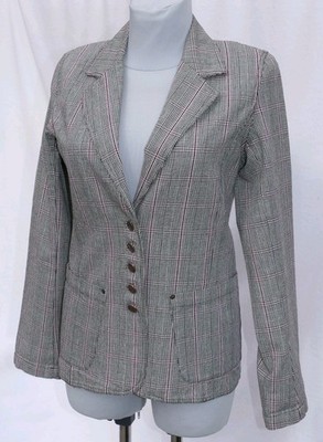 Blazer FRN by Fransa Damen Jackett Design Business Gr.38/M Kariert  Neu 