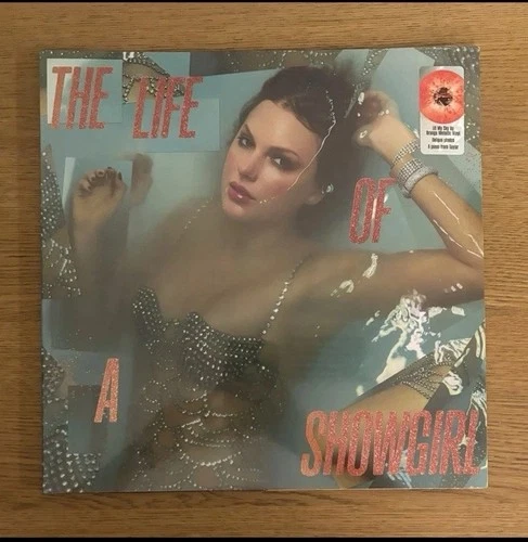 Taylor Swift The Life of a Showgirl Orange Metallic Holiday Vinyl IN HAND🎄🎄🎄