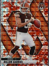 2025 Panini Mosaic #332 Dillon Gabriel Mosaic Camo Pink