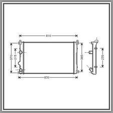 Radiateur Nissan INTERSTAR