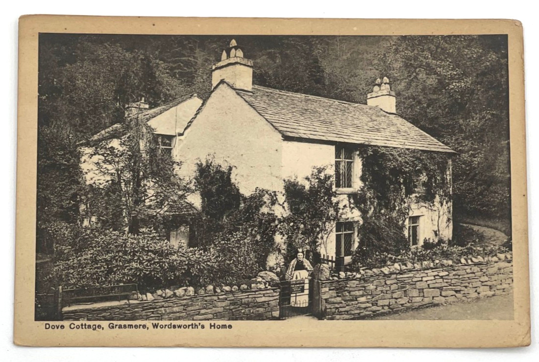 Postcard Dove Cottage Wordsworth Grasmere England