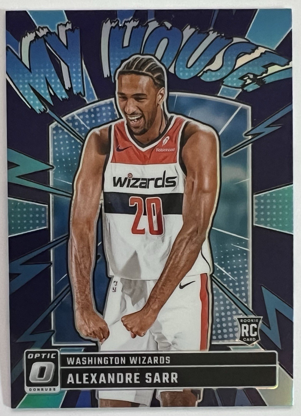 2024-25 Panini Donruss Optic ~ Alexandre Sarr ~ My House! Purple Prizm RC #9