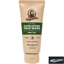   DR. SQUATCH Men's Natural Face Wash - Pine Tar - 4oz