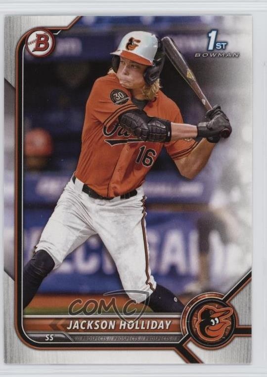 2022 Bowman Draft Jackson Holliday #BD-168 5h0