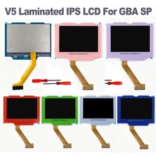 for Gameboy Advance SP V5 Laminated Backlight IPS LCD Kit For GBA SP -New Color