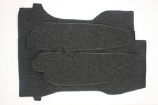 Porsche 911 912 German Square Weave Trunk Carpet 1965 - 1968 Charcoal