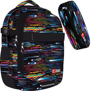 Schulrucksack Jungen Blau Set Fahrrad Herren Oberstufe Schule Laptop Jugendliche Ebay