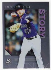 Trevor Story 2020 Bowman Platinum Card 55 Colorado Rockies