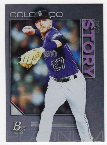 Trevor Story 2020 Bowman Platinum Card 55 Colorado Rockies - Picture 1 of 1