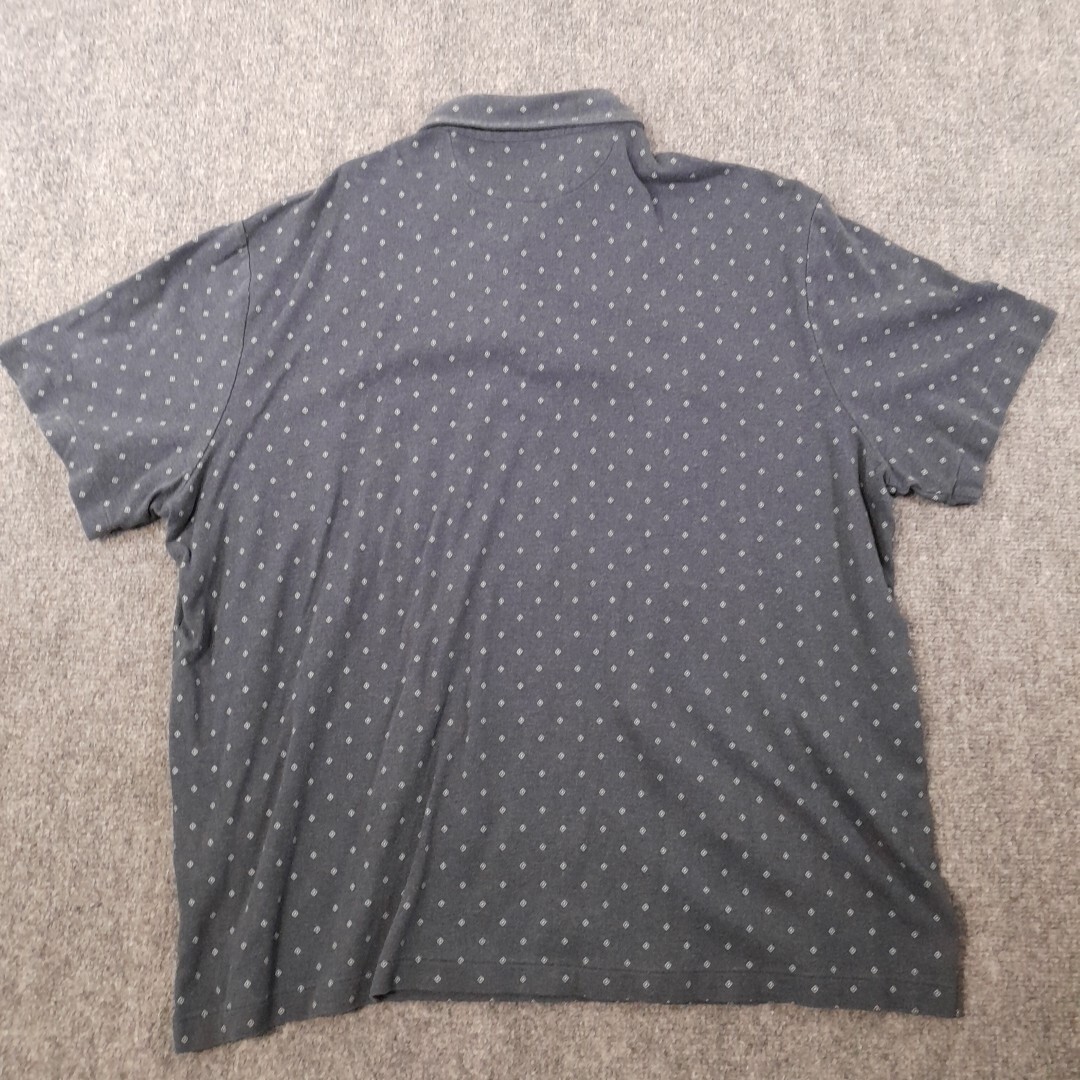 PONY Polo Ralph Lauren camicia uomo XL polo blu vestibilità classica 3 bottoni diamante preppy