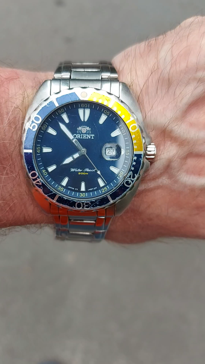 Vintage ORIENT UN9P-C5 Diver's WR200M Watch. | eBay