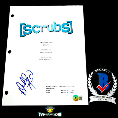 DONALD FAISON SIGNED SCRUBS PILOT TV EPISODE SCRIPT w/ BECKETT BAS COA ...