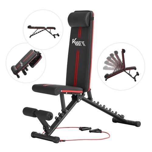KM-Fit Banco Pesas Plegable Multifuncional Entrenamiento Cuerpo Entero  Fitness 4252023106054 | eBay