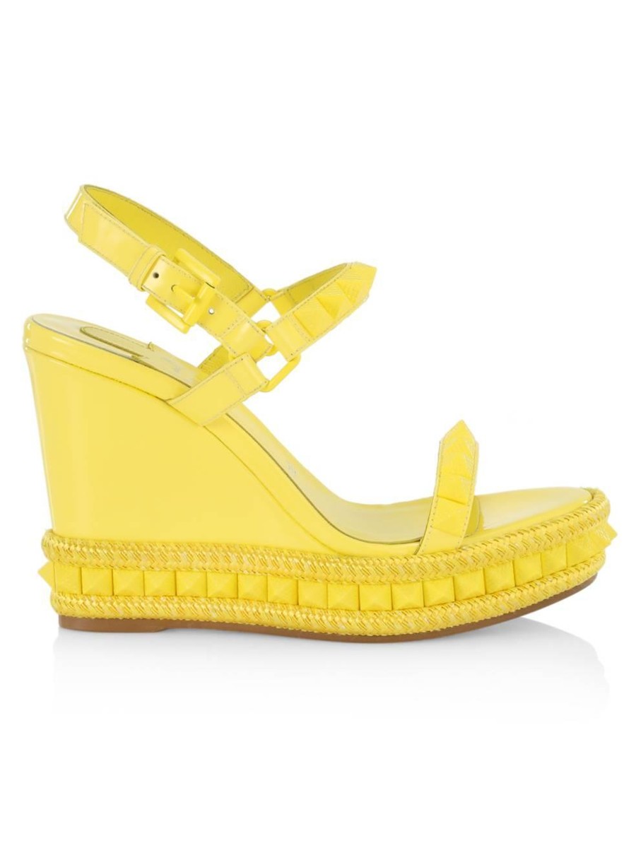 スカート Christian Louboutin pyraclou 110 Pyraclou - 110 mm Espadrilles - Iridescent nappa leather