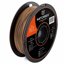 HATCHBOX PLA 1.75 mm 3D Printer Filament in Copper, 1kg Spool