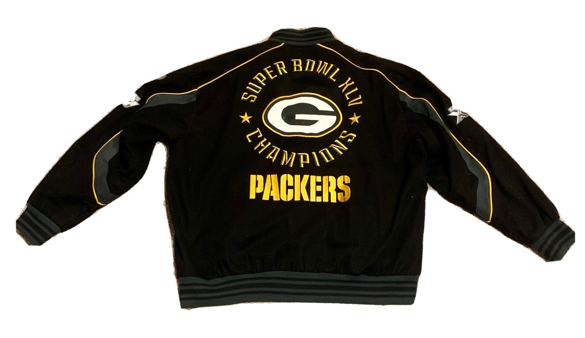 Green Bay Packers — Super Bowl XLV Jacket — Size Men's 3XL | eBay