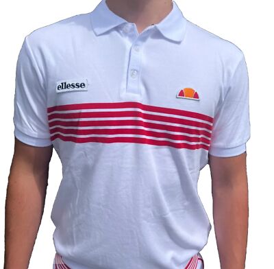 Ellesse Vilas Vanni Tennis Polo - Blackpool & Dundee Utd Colours