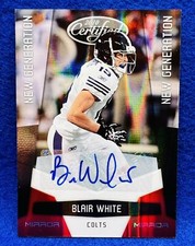 2010 Certified New Generation Mirror Red Signatures #179 Blair White Rookie Auto