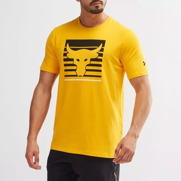 Under Armour Men s Project Rock Brahma Bull Logo T Shirt 1321412