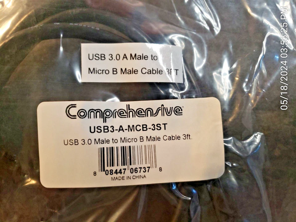 Comprehensive USB 3.0 A Male to Micro B Male Cable 3ft. (C16B1) - Image 2 of 4