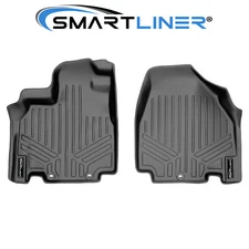 SMARTLINER Custom Fit Floor Mats 1st Row Liner Set Gray 2011-2017 Honda Odyssey