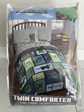 New Minecraft Twin Comforter Bedding Bedspread