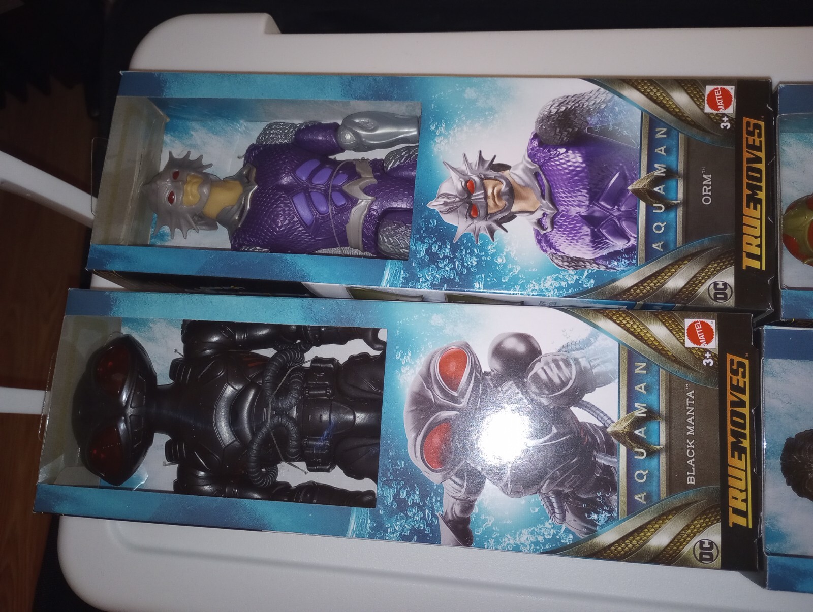 DC Mattel 2018 True Moves Aquaman, Mera, and 2 more 12" Action Figures