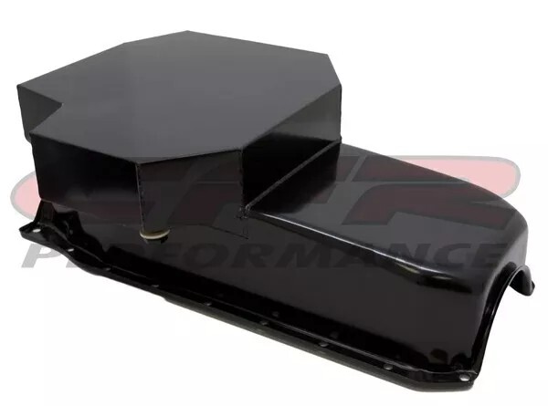 Black Oil Pan For 86-02 Chevy Small Block V8 283 305 327 350 400 Champion Racing