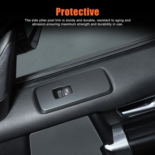 Matte Black Window Lift Switch Button Trim For Land Rover Discovery 4 2010-2016 - Picture 13 of 18