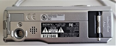Sony Cyber-shot DSC-S40 4.1MP Digital Camera - Silver for sale