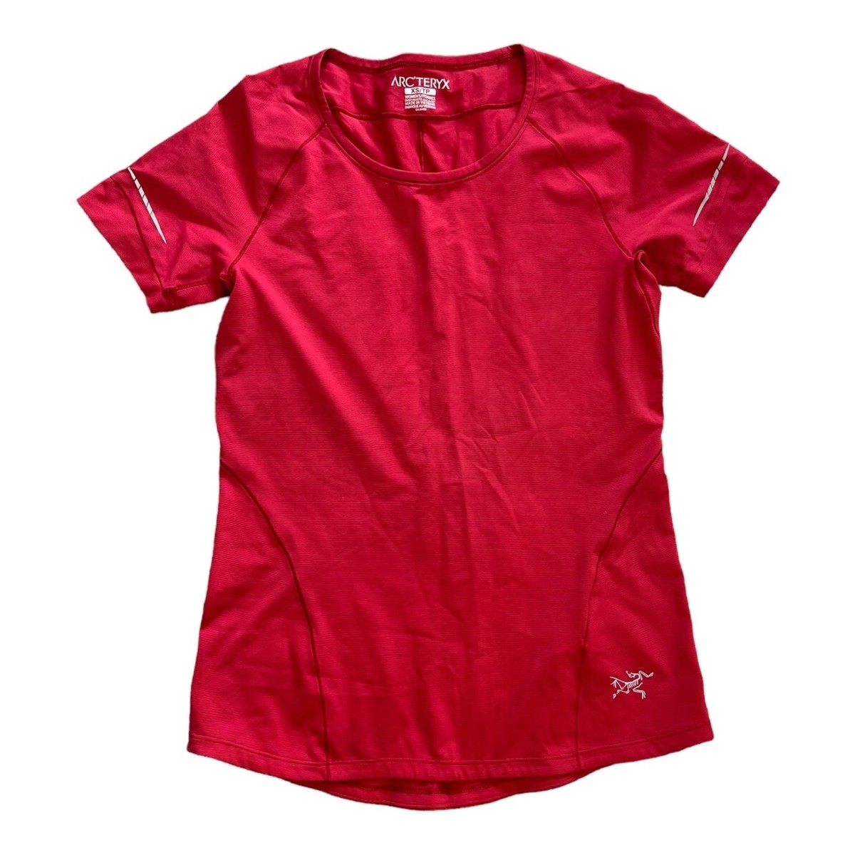 Arc'teryx Red Motus Crew SS Athletic T-shirt XS | eBay