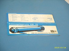 Beschreibung f&uuml;r Kreiss&auml;gelagerung KSL 25 - DDR
