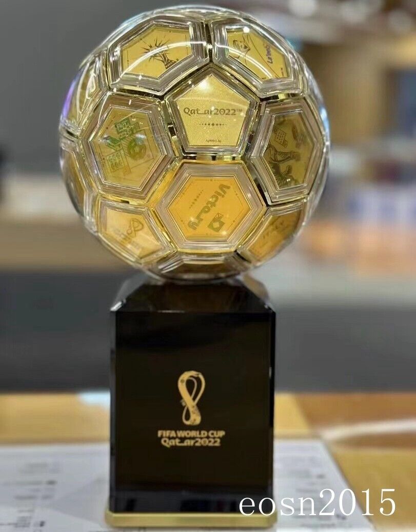 Official authenti The Commemorative Golden ball of FIFA World Cup Qatar 2022 eBay