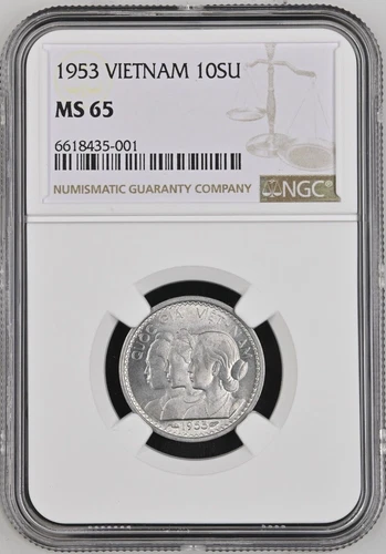 1953 Vietnam Viet Nam 10 Su - Bảo Đại - NGC MS 65