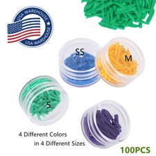 100Pcs/Box 4 Size Dental Disposable Plastic Wedges Interdental Composite Wedges
