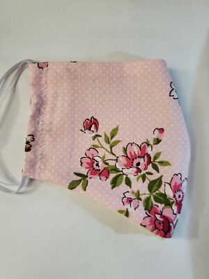 Handmade face mask washable and reusable new  with filter pocket