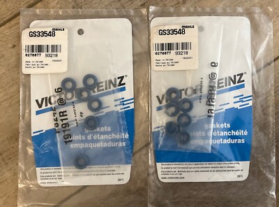 (2) PACKS - Victor Reinz GS33548 Fuel Injection Nozzle O-Ring FREE SHIPPING