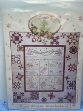 CRAB-APPLE HILL Embroidered Quilt Pattern #40...