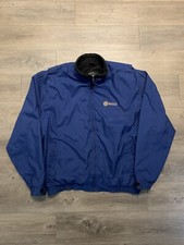 Vintage Buick Invitational Golf Nylon Jacket Size XL Blue Fleece Lined 2000s Y2K