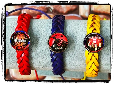 HALESTORM BAD ROMANCE BRACELETS SET OF THREE COLORS