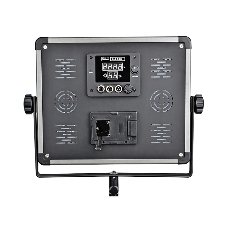 D-2000 140W 5500K Day Light Dimmable Video Panel Light For Photography Interview - Image 2 of 4