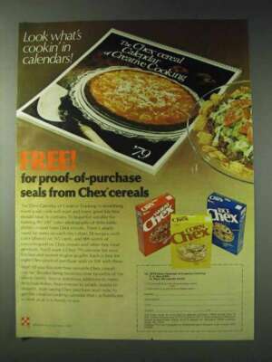 1978 Ralston Chex Cereal Ad - Proof-of-Purchase Seals