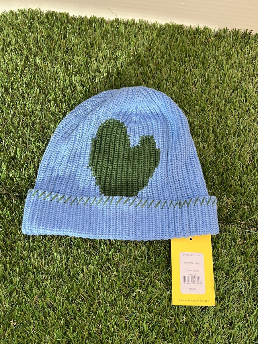 Kerri Rosenthal Max Heart Cotton & Cashmere Beanie | eBay