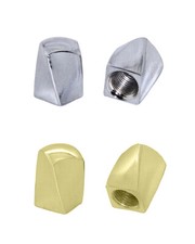F&R Bicycle Twist Valve Caps Lowrider Cruiser Bike BMX Chopper CHROME or GOLD!