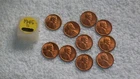 1945 S LINCOLN CENT UNCIRCULATED RED FROM ROLL