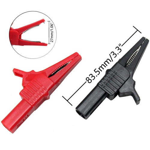 AIdetek Automobile Alligator Clips Crocodile Clips 4mm socket test probe LP20166 - Picture 4 of 7