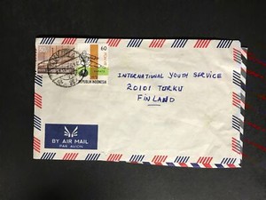 Indonesia #780//B242 Cover to Finland 1970-1999 Cover #880