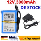 12V Tragbare Wiederaufladbare 3000mAh Li-on Batterie DC12300 Für CCTV Kamera